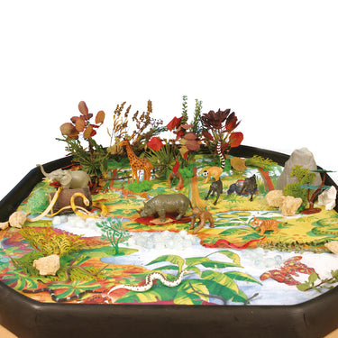 active world tuff tray jungle mat